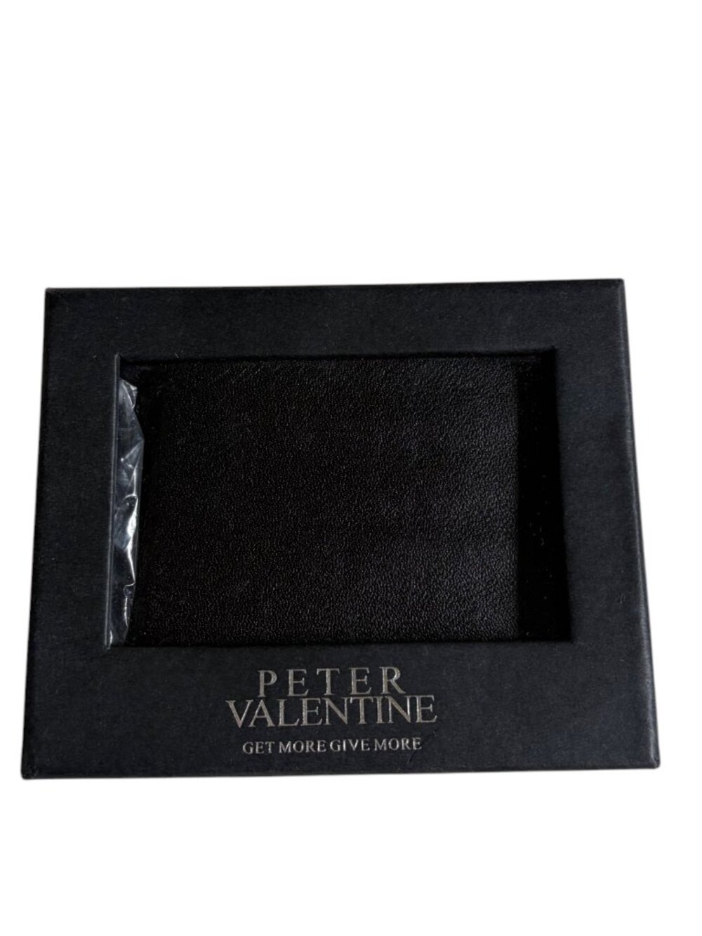 Peter Valentine Bifold Wallet (Black)
